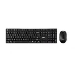 Acer AAK400 teclado Ratón incluido Oficina USB Negro, Berenjena