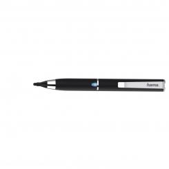 Hama Active Fineline lápiz digital Negro - Lápiz para tablet (Tableta, Universal, Negro, Aluminio Alrededor)