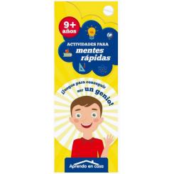 Actividades para mentes rápidas, +9 años, Ed. Saldaña