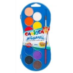 Acuarelas CARIOCA 30Mm Estuche De 12