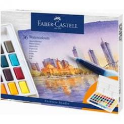 Acuarelas FABER-CASTELL Creative Studio estuche de 36