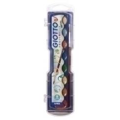 Acuarelas Giotto Metallic 30 Mm Estuche De 8