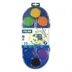 Acuarelas Milan De 10  45Mm Con Pincel