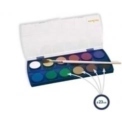 Acuarelas Molin De 12  23Mm Con Pincel