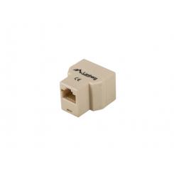 AD-RJ45-2RJ45-OU divisor de red Beige