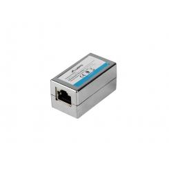 Lanberg AD-RJ45-RJ45-OS6 cambiador de género para cable RJ-45 Plata