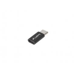 AD-UC-UM-02 cable gender changer USB 2.0 Type C Micro-USB 2.0 Type B Negro