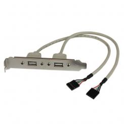 StarTech.com Adaptador de Placa USB A Hembra de 2 puertos