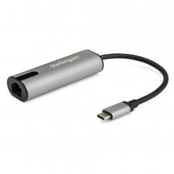 Adaptador de Red Ethernet USB-C - Adaptador de Red LAN NIC Ethernet RJ45 NBASE-T USB Tipo C USB 3.0 de 2,5Gb - Compatible con Thunderbolt 3 - Mac/Surface