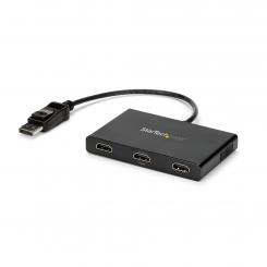 StarTech.com Adaptador Multimonitor de 3 Puertos - Divisor Splitter de Vídeo DisplayPort a 3x HDMI - Hub MST DP a HDMI -1080p Triple - Modo Extendido o Clonado - Windows Solamente