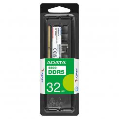 ADATA AD5S560032G-S módulo de memoria 32 GB 1 x 32 GB DDR5 262-pin SO-DIMM ECC