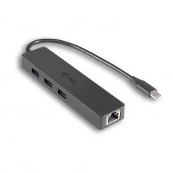 i-tec Advance USB-C Slim Passive HUB 3 Port + Gigabit Ethernet Adapter