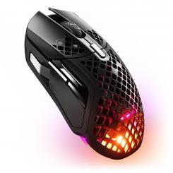 Steelseries Aerox 5 Wireless ratón mano derecha RF Wireless + Bluetooth + USB Type-A Óptico 18000 DPI
