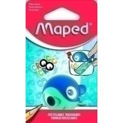 Afilalapiz Maped 1 Uso Croc Croc Easy Ballena Con Deposito Blister De 1