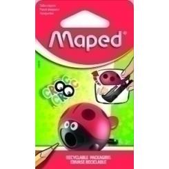 Afilalapiz Maped 1 Uso Croc Croc Easy Mariquita Con Deposito Blister De 1