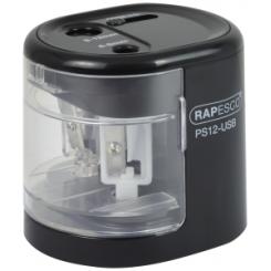 Afilalapiz Rapesco Electrico Ps12 Con Conexión Usb Negro