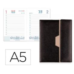 Agenda Anillas LIDERPAPEL NERO 150X210 mm 2026 D/P Papel 70 gr FSC