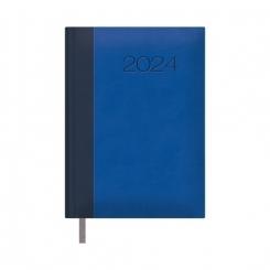 AGENDA ANUAL (2024) DOHE ORLEANS COSIDA tapa EXTRADURA POLIPIEL 14x20 D/P AZUL OSCURO/AZUL