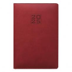 Agenda Anual 2025 Plus Office Ronda A5 Día Página Burdeos