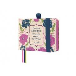 Agenda Anual (2026) FINOCAM Minimal Design Cosida Tapa Extra Con Goma M0 104X73 S/V Imposible