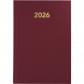 Agenda encuadernada A5 2026 D/P 145x210 BAVIERA granate