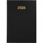Agenda encuadernada A5 2026 D/P 145x210 BAVIERA negra