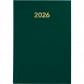 Agenda encuadernada A5 2026 D/P 145x210 BAVIERA verde oscuro