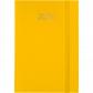 Agenda encuadernada A5 2026 D/P 145x210 FLORENCIA amarillo