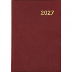 Agenda encuadernada A5 2027 D/P 145x210 BRETAÑA Rojo