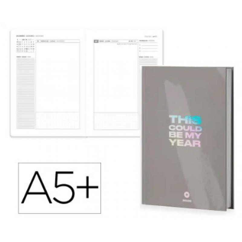 agenda-encuadernada-antartik-my-year-a5-2026-d-p-gris-papel-80g-fsc
