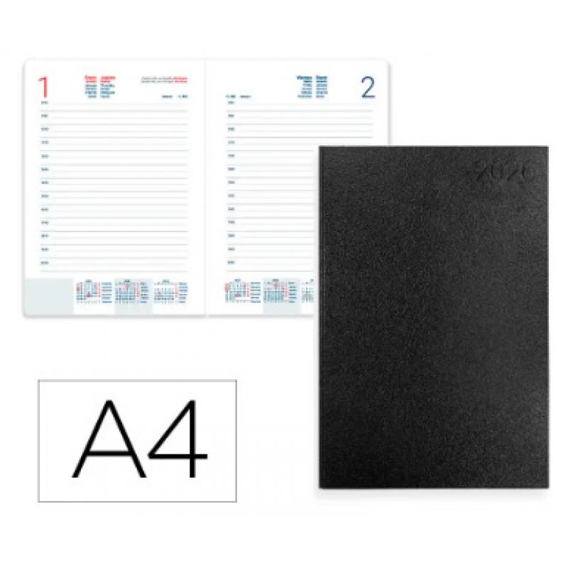 agenda-encuadernada-liderpapel-corfu-a4-2026-d-p-negro-papel-60-gr-fsc