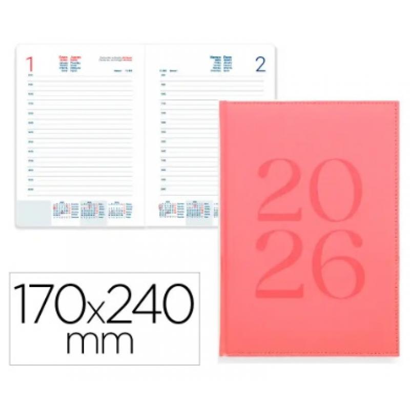 agenda-encuadernada-liderpapel-creta-170x240-mm-2026-d-p-rosa-papel-70-gr-fsc