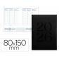 agenda-encuadernada-liderpapel-creta-80x150-mm-2026-s-v-negro-papel-70-gr-fsc