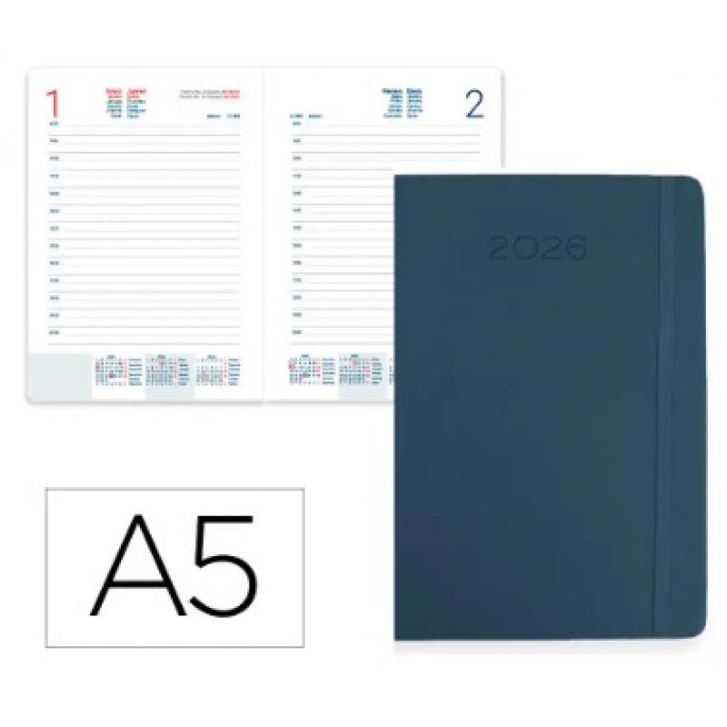 agenda-encuadernada-liderpapel-mykonos-150x210-mm-2026-d-p-azul-oscuro-papel-70-gr-fsc