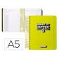 agenda-escolar-antartik-25-26-espiral-neon-amarillo-dia-pagina-a5-bilingue-papel-fsc-80-gr