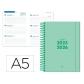 agenda-escolar-liderpapel-25-2-6-espiral-basic-verde-menta-semana-vista-a5-bilingue-papel-fsc-70-gr