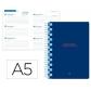 agenda-escolar-liderpapel-25-2-6-espiral-classic-azul-oscuro-semana-vista-a5-bilingue-papel-fsc-70-gr