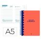 agenda-escolar-liderpapel-25-26-espiral-classic-rojo-dia-pagina-a5-bilingue-papel-fsc-70-gr