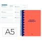 agenda-escolar-liderpapel-25-26-espiral-classic-rojo-semana-vista-a5-bilingue-papel-fsc-70-gr