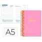 agenda-escolar-liderpapel-25-26-espiral-classic-rosa-diapagina-a5-bilingue-papel-fsc-70-gr