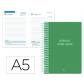 agenda-escolar-liderpapel-25-26-espiral-classic-verde-dia-pagina-a5-bilingue-papel-fsc-70-gr