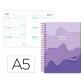 agenda-escolar-liderpapel-25-26-espiral-melting-morado-semana-vista-a5-bilingue-papel-fsc-80-gr