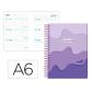 agenda-escolar-liderpapel-25-26-espiral-melting-morado-semana-vista-a6-bilingue-papel-fsc-80-gr