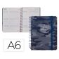 agenda-escolar-liderpapel-25-26-espiral-patterns-militar-gris-semana-vista-a6-bilingue-papel-fsc-80-gr
