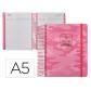 agenda-escolar-liderpapel-25-26-espiral-patterns-militar-rosa-dia-pagina-a5-bilingue-papel-fsc-80-gr