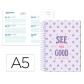 agenda-escolar-liderpapel-25-26-espiral-petite-corazones-semana-vista-a5-bilingue-papel-fsc-80-gr