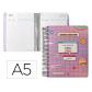 agenda-escolar-liderpapel-25-26-espiral-pixel-morado-dia-pagina-a5-bilingue-papel-fsc-80-gr