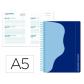 agenda-escolar-liderpapel-25-26-espiral-waves-azul-oscu-ro-semana-vista-a5-bilingue-papel-fsc-80-gr