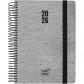 Agenda espiral A5 2026 D/P 15x21 ECOJEANS negro