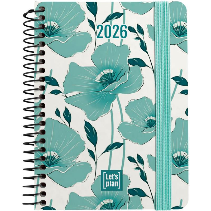 Agenda espiral A6 2026 D/P A6 DESIGN Poppy